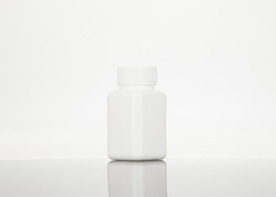 100ml HDPE κενά πλαστικά τετραγωνικά μπουκάλια ιατρικής επαναληπτικής χρήσεως