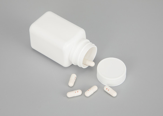 100ml HDPE κενά πλαστικά τετραγωνικά μπουκάλια ιατρικής επαναληπτικής χρήσεως