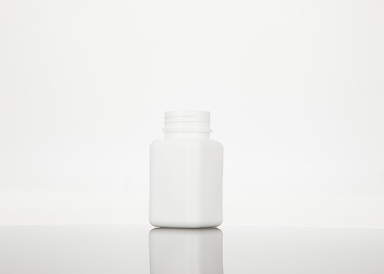 100ml HDPE κενά πλαστικά τετραγωνικά μπουκάλια ιατρικής επαναληπτικής χρήσεως