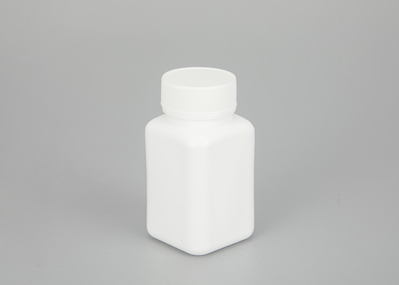 100ml HDPE κενά πλαστικά τετραγωνικά μπουκάλια ιατρικής επαναληπτικής χρήσεως