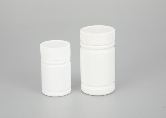 Πλαστικό λευκό μπουκαλιών 60ml 120ml χαπιών κεφαλής κοχλίου για τη χημική ουσία ιατρικής