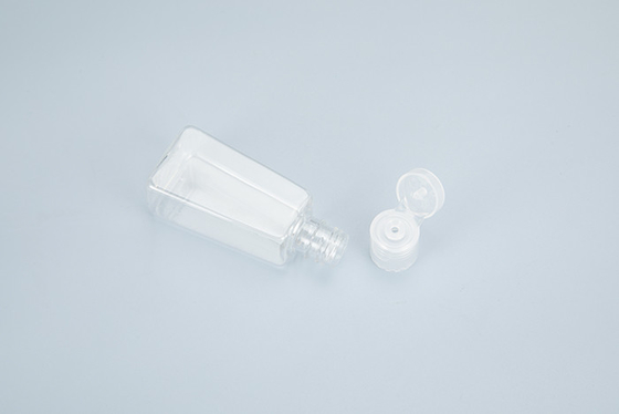 30ml Sanitizer χεριών της PET μικρό αντιβακτηριακό μπουκάλι πηκτωμάτων με το πήκτωμα σιλικόνης τραπεζοειδές