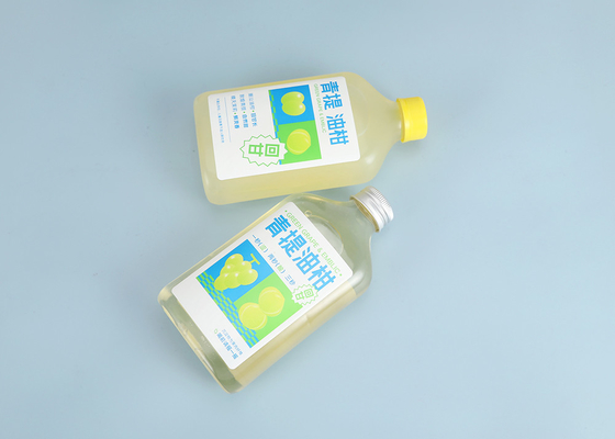 Μπουκάλια τσαγιού γάλακτος 250ml 350ml 300ml 500ml Πλαστικά μπουκάλια χυμού με βιδωτό καπάκι