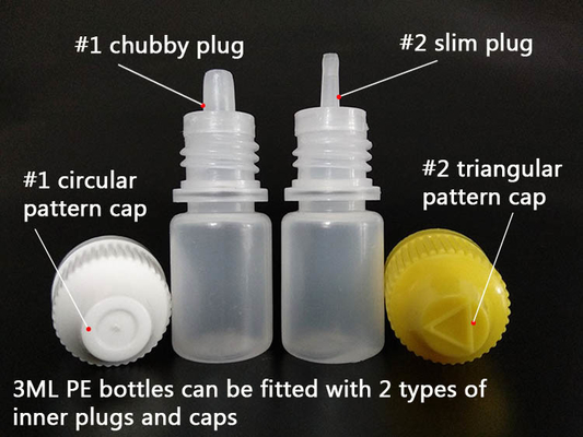 LDPE E Liquid Bottle Funnel Eliquid Applicator Squeeze Dropping Bottle with Thin Tip