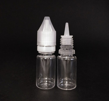 0 ml πλαστικά μπουκάλια σταγονιδίων χύδην Σφιχτά μπουκάλια σταγονιδίων υγρού για τα μάτια με καπάκια Διαφανές μπουκάλι επαναγεμιστό για υγρά λάδι