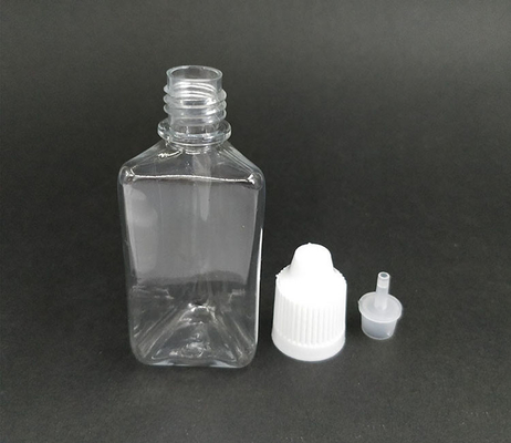 30 ml Τριγωνική πλαστική φιάλη PET με κορυφή σταγονιού