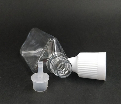 30 ml Τριγωνική πλαστική φιάλη PET με κορυφή σταγονιού