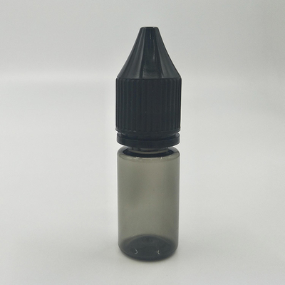 Διαφανές μπουκάλι σταγονιδίων υγρού 10 ml με καπάκι με βίδα