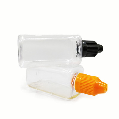 50 ml πλαστικές φιάλες υλικό PET τετράγωνες φιάλες