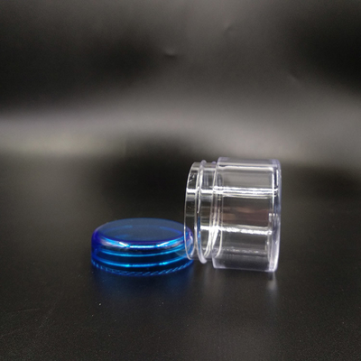 Μίνι 3 ml 5 g πλαστικό δοχείο Κοσμητικό δείγμα βάζο Κρέμα προσώπου Κρέμα ματιών Συσκευή 5 ml κοσμητικό βάζο Με χρωματιστό καπάκι