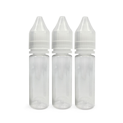 15 ml μπουκάλια πλαστικού PET για χυμό αιθέριας λάδου με σφραγίδα καπάκι μπουκάλιας