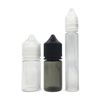30 ml V3 Στροφή αιθέριου ελαίου Μαύρο πλαστικό κάλυμμα πλαστικό μπουκάλι σταγονόμετρο