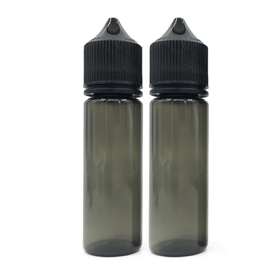50 ml πιεζόμενο υγρό μπουκάλι PET με μαύρο ή λευκό καπάκι/ κάλυμμα