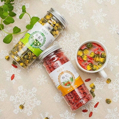 Συσκευή με μέλι διατροφικής ποιότητας 150 ml 250 ml με σφραγίδα καθαρό κίτρινο πλαστικό scrub σώμα βούτυρο καλλυντικό δοχείο με πλαστικό καπάκι