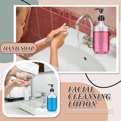 120 ml 250 ml 300 ml 500 ml πλαστικά μπουκάλια λοσιόν με κλείστρα και ανθεκτικές ποικιλίες πλαστικών PMMA για προϊόντα περιποίησης του δέρματος