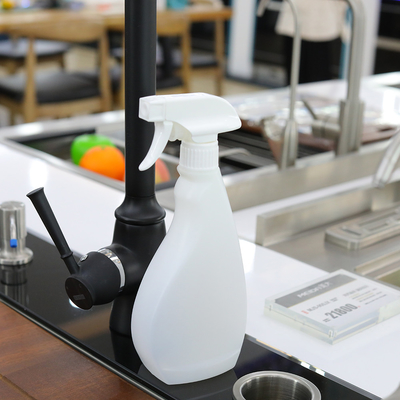 200 ml διαυγές πλαστικό κενό κύλινδρο μπουκάλια βρύσης με προσαρμοσμένο λογότυπο