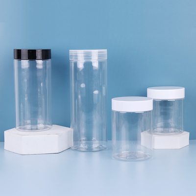 16oz διαυγές πλαστικό βάζο 500ml 700ml 800ml 850ml 1000ml καφέ PET βάζο πλαστικό δοχεία