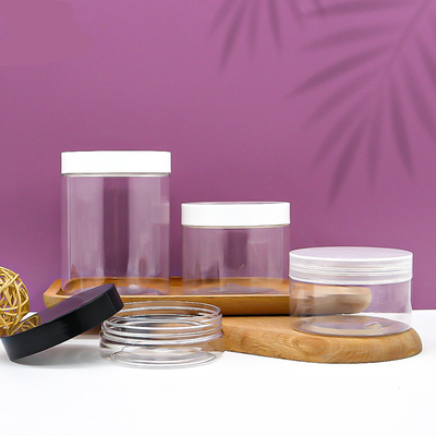 Τροφική ποιότητα Διαφανής 80ml 100ml 120ml 150ml 250ml 500ml 1000ml Παγωμένο πλαστικό βάζο PET με κάλυμμα