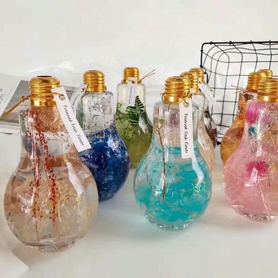 500 ml πλαστικό μπουκάλι χυμού σε σχήμα λάμπας με καπάκι από αλουμίνιο