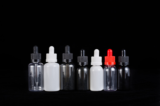 Μπουκάλια σταγόνα 10-120ml Γλυκό καπάκι με βίδα Custom Logo Διαφανές Μαύρο Customized