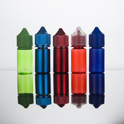 Προσαρμόσιμα μπουκάλια 10 ml-100 ml υγρών σταγονιδίων PET με Childproof Screw Cap