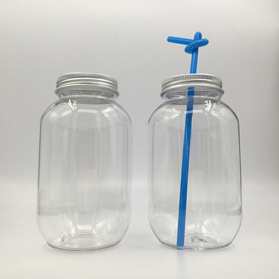 Μπουκάλια τσαγιού γάλακτος αδιάβροχα 120 ml 250 ml 350 ml 500 ml Διαυγές τετράγωνο στρογγυλό μπουκάλι με βίδα στο καπάκι