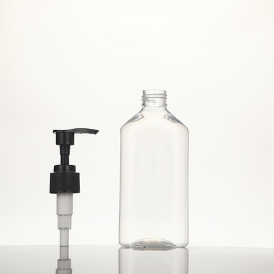 Μπουκάλι χωρητικότητα 250 ml πλαστικές μπουκάλες λοσιόν διαφανείς με πλαστικό υλικό UV ηλεκτροπληρωμένο καπάκι