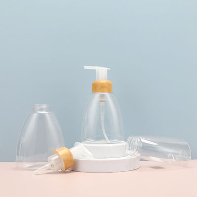 Σκίνο εκτύπωση πλαστικών μπουκαλιών λοσιόν που κατασκευάζονται χρησιμοποιώντας περιέκτες PET σώματος και PET κολάρου για τις ανάγκες συσκευασίας καλλυντικών προϊόντων περιποίησης δέρματος