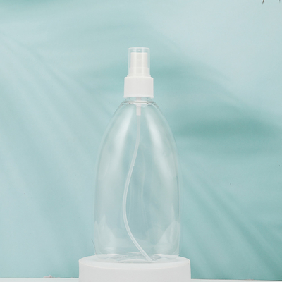 Διαυγές στρογγυλό μπουκάλι με λοσιόν PMMA 250 ml 300 ml 500 ml Δείγμα που παρέχεται λευκό/Αίτημα του πελάτη