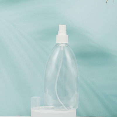 Διαυγές στρογγυλό μπουκάλι με λοσιόν PMMA 250 ml 300 ml 500 ml Δείγμα που παρέχεται λευκό/Αίτημα του πελάτη