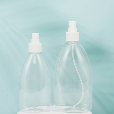 Διαυγές στρογγυλό μπουκάλι με λοσιόν PMMA 250 ml 300 ml 500 ml Δείγμα που παρέχεται λευκό/Αίτημα του πελάτη