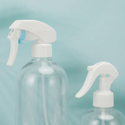 Στρογγυλά, διαφανή πλαστικά μπουκάλια λοσιόν με επιφάνεια ετικετοποίησης κατάλληλα για συσκευασία προϊόντων περιποίησης δέρματος και ομορφιάς