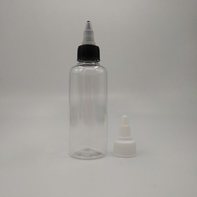 Διαυγές πλαστικό μπουκάλι με βίδα σε 15 ml-100 ml χωρητικότητα για εξατομικευμένη σφραγίδα