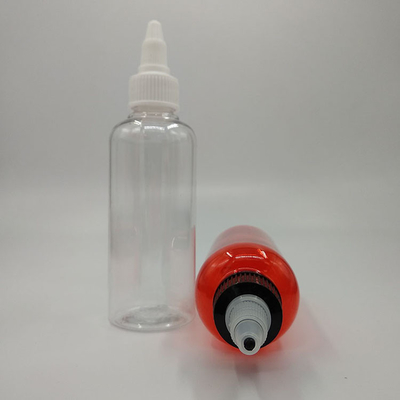 Διαυγές πλαστικό μπουκάλι με βίδα σε 15 ml-100 ml χωρητικότητα για εξατομικευμένη σφραγίδα