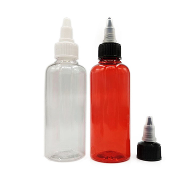 Διαυγές πλαστικό μπουκάλι με βίδα σε 15 ml-100 ml χωρητικότητα για εξατομικευμένη σφραγίδα