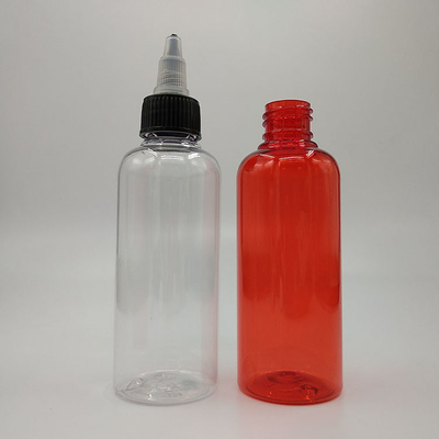 Διαυγές πλαστικό μπουκάλι με βίδα σε 15 ml-100 ml χωρητικότητα για εξατομικευμένη σφραγίδα
