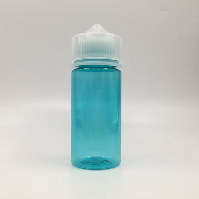 100 ml Διαφανές στρογγυλό E υγρό μπουκάλι με παιδοασφαλές καπάκι