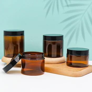Λευκό 5ml 10ml 15ml 30ml 50ml Επαναλαμβανόμενο δοχείο για την περιποίηση του δέρματος πλαστικό βάζο καλλυντικών