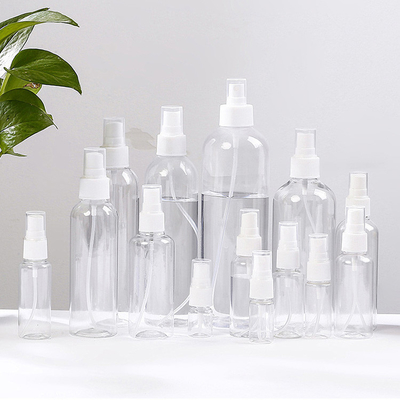 Άδειο ΠΕΤ 30ml 50ml 100ml 120ml 150ml 200ml 250ml 500ml Αμπερόλευκο Διαυγές πλαστικό φιαλίδιο ψεκασμού για καλλυντικά