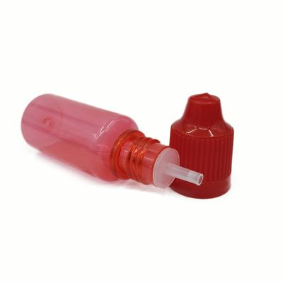 Διαφανές 10ml 15ml 30ml 60ml 80ml 100ml υγρό μπουκάλι PET E με εξατομικευμένη εκτύπωση οθόνης λογότυπου