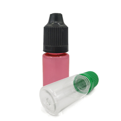 Διαφανές 10ml 15ml 30ml 60ml 80ml 100ml υγρό μπουκάλι PET E με εξατομικευμένη εκτύπωση οθόνης λογότυπου