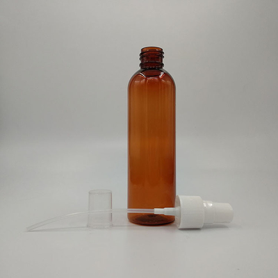 Χάλυβα από ανοξείδωτο στρογγυλό μπουκάλι PETG με κοσμετική αντλία 118mm ύψος