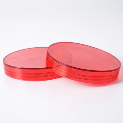 Διαυγές στρογγυλές πλαστικές βάζες 2oz-8oz με καπάκια για λάσπη και μπαχαρικά