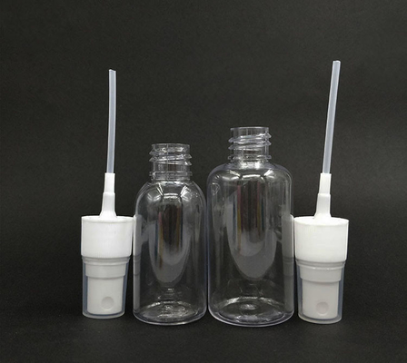 Χονδρικός Χωρίς 1oz 10ml 30ml 50ml 60ml 100ml 120ml Στρογγυλό σχήμα Συσκευή Fine Mist PET πλαστικό σωληνωτό προσώπου