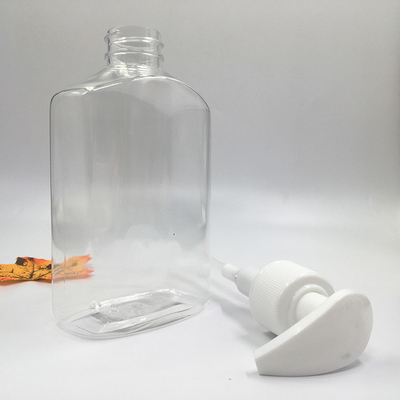 24mm Caliber Clear Squeeze pump μπουκάλια PET για διανομή καλλυντικών υγρών