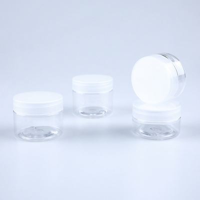 Χονδρικό 8oz 100ML 200ML 250ML 500ML Custom κενό ευρύ στόμα πολυτελή πλαστικό PE καλλυντικό σώμα βούτυρο βάζα