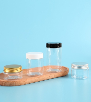 Χονδρικό 8oz 100ML 200ML 250ML 500ML Custom κενό ευρύ στόμα πολυτελή πλαστικό PE καλλυντικό σώμα βούτυρο βάζα