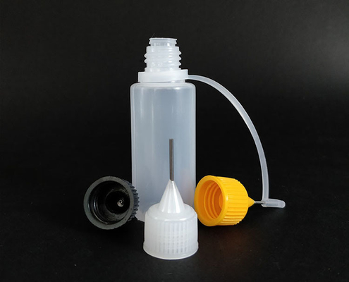 10-120 ml σαφείς γυάλινες μπουκάλες σταγονιδίων με καπάκια με βίδες Μαύρο / διαφανές εκτυπωμένο κατά παραγγελία