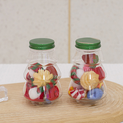 8oz 12oz 16oz στρογγυλό χυμό πλαστικό μπουκάλι συσκευασία για τα ποτά με βίδα κάλυμμα νέο κενό μπουκάλι κατοικίδιων ζώων