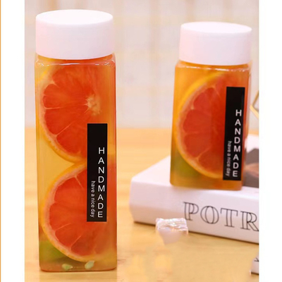 Κρυστάλλινο καθαρό 500 ml Απαλλαγμένο από BPA μπουκάλι πλαστικού τσαγιού γάλακτος